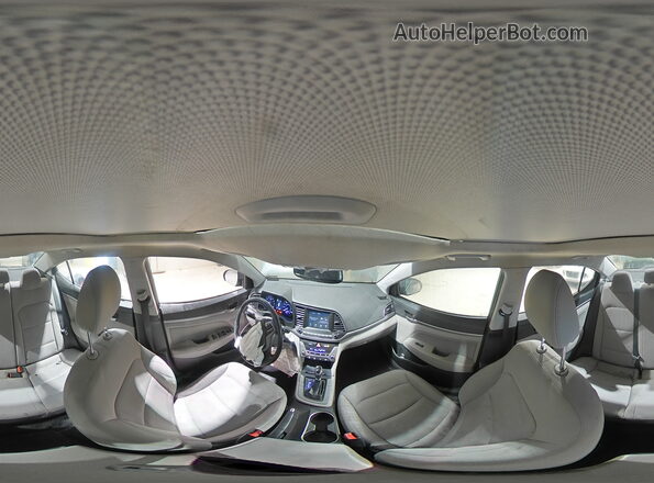 5NPD84LF4JH371507 2018 HYUNDAI ELANTRA Серый Панорамный вид салона 360°