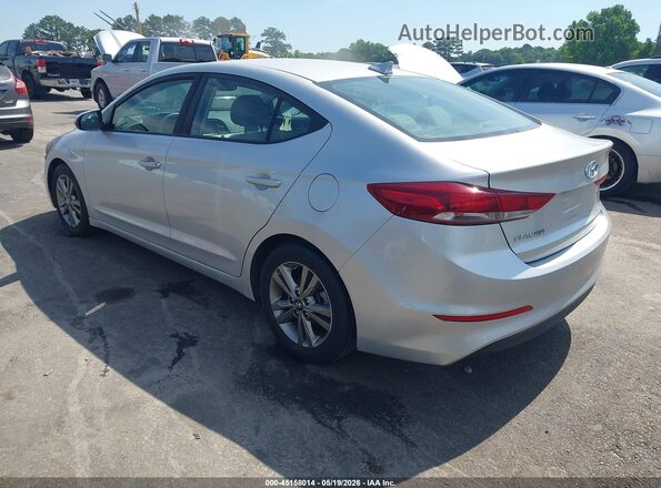 5NPD84LF4JH389263 2018 HYUNDAI ELANTRA Серебряный Задняя левая четверть