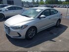 2018 Hyundai Elantra Sel Серебряный vin: 5NPD84LF4JH389263