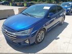 2019 Hyundai Elantra Sel Blue vin: 5NPD84LF4KH410677