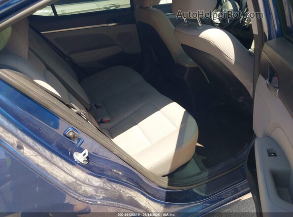 5NPD84LF4KH410677 2019 HYUNDAI ELANTRA Blue Vista de la etiqueta del VIN