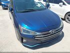 2019 Hyundai Elantra Sel Blue vin: 5NPD84LF4KH410677