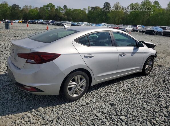 5NPD84LF4KH415491 2019 HYUNDAI ELANTRA Серебряный Задняя правая четверть