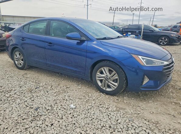 5NPD84LF4LH542498 2020 HYUNDAI ELANTRA Blue Przód prawy