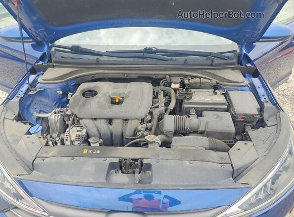 5NPD84LF4LH542498 2020 HYUNDAI ELANTRA Blue Widok wnętrza z tyłu