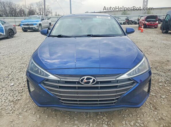 5NPD84LF4LH542498 2020 HYUNDAI ELANTRA Blue Widok z przodu
