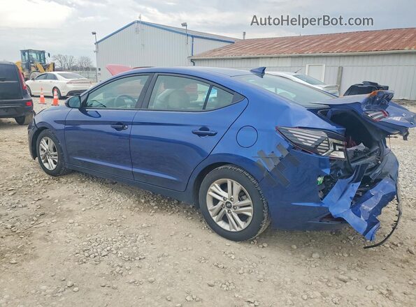 5NPD84LF4LH542498 2020 HYUNDAI ELANTRA Blue Tył lewy