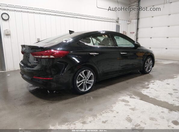5NPD84LF5HH043328 2017 HYUNDAI ELANTRA Black Trasero derecho