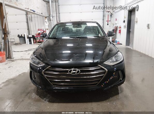5NPD84LF5HH043328 2017 HYUNDAI ELANTRA Black Vista del cuadro de instrumentos
