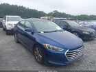 2017 Hyundai Elantra Se Синий vin: 5NPD84LF5HH104533