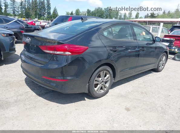 5NPD84LF5JH259153 2018 HYUNDAI ELANTRA Black Trasero derecho