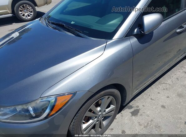 5NPD84LF5JH266474 2018 HYUNDAI ELANTRA Серый Вид спереди