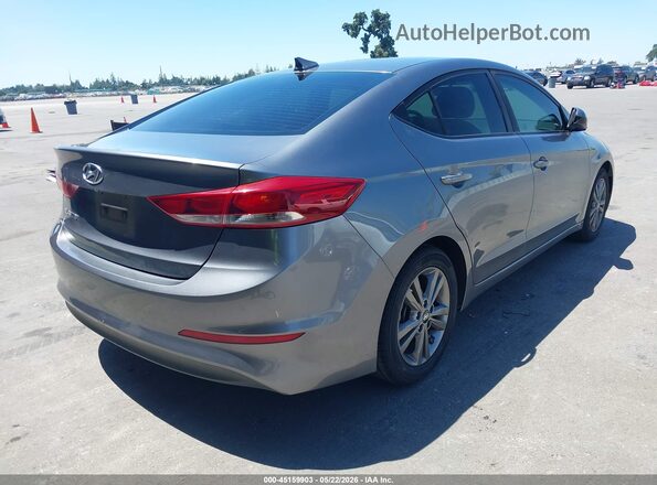 5NPD84LF5JH266474 2018 HYUNDAI ELANTRA Серый Задняя правая четверть