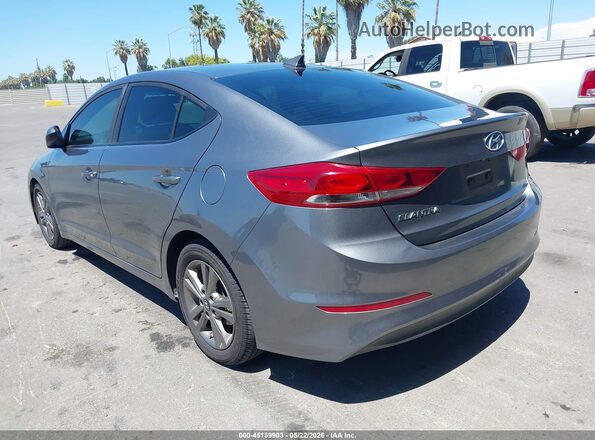 5NPD84LF5JH266474 2018 HYUNDAI ELANTRA Серый Задняя левая четверть
