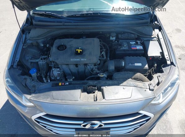 5NPD84LF5JH266474 2018 HYUNDAI ELANTRA Серый Вид сзади