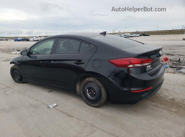 5NPD84LF5JH281105 2018 HYUNDAI ELANTRA Black Tył lewy