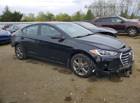 5NPD84LF5JH366025 2018 HYUNDAI ELANTRA Black Delantero derecho