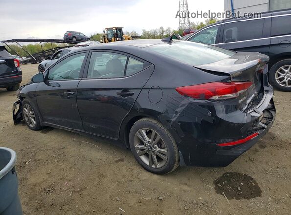 5NPD84LF5JH366025 2018 HYUNDAI ELANTRA Black Trasero izquierdo