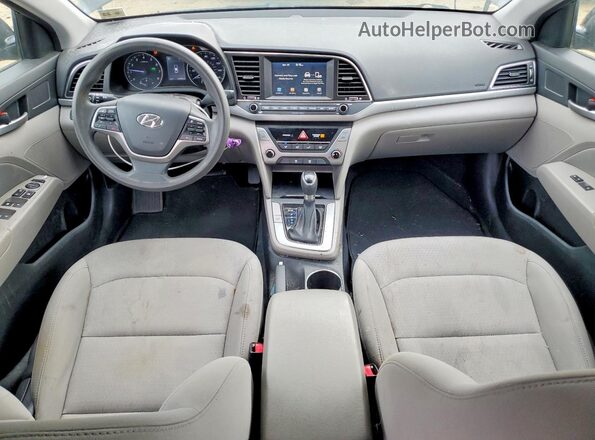 5NPD84LF5JH366025 2018 HYUNDAI ELANTRA Black Vista del salpicadero