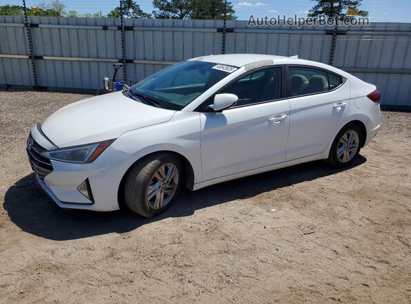 5NPD84LF5KH428248 2019 HYUNDAI ELANTRA Белый Передняя левая четверть
