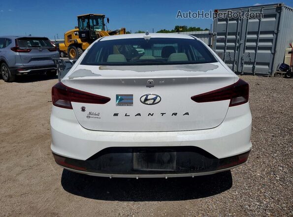 5NPD84LF5KH428248 2019 HYUNDAI ELANTRA Белый Вид сзади