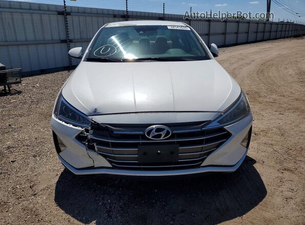 5NPD84LF5KH428248 2019 HYUNDAI ELANTRA Белый Вид спереди