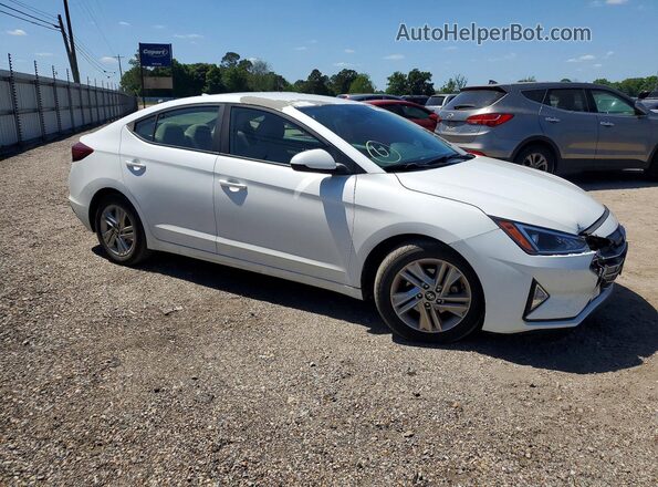 5NPD84LF5KH428248 2019 HYUNDAI ELANTRA Белый Передняя правая четверть