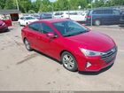2019 Hyundai Elantra Sel Red vin: 5NPD84LF5KH438195