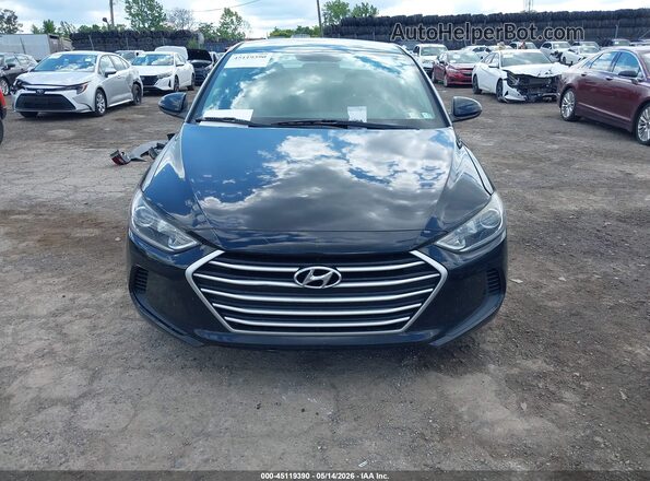 5NPD84LF6HH018440 2017 HYUNDAI ELANTRA Black Vista frontal
