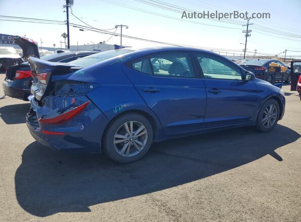 5NPD84LF6HH061448 2017 HYUNDAI ELANTRA Blue Trasero derecho