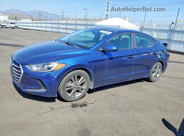 5NPD84LF6HH061448 2017 HYUNDAI ELANTRA Blue Vista tres cuartos delantera izquierda