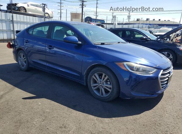 5NPD84LF6HH061448 2017 HYUNDAI ELANTRA Blue Delantero derecho