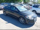 2017 Hyundai Elantra Se Черный vin: 5NPD84LF6HH062423