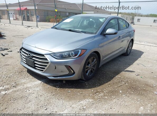 5NPD84LF6HH155863 2017 HYUNDAI ELANTRA Синий Передняя левая четверть