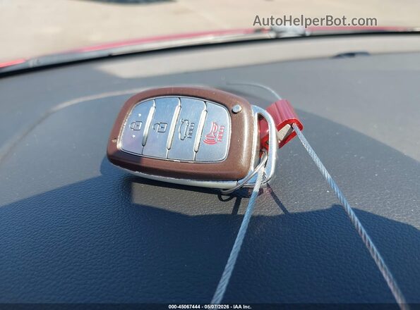 5NPD84LF6HH197904 2017 HYUNDAI ELANTRA Red Widok deski rozdzielczej