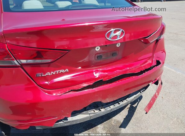 5NPD84LF6HH197904 2017 HYUNDAI ELANTRA Red Widok z przodu
