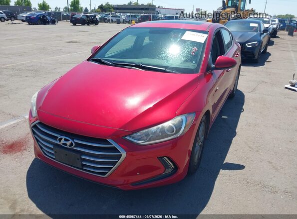 5NPD84LF6HH197904 2017 HYUNDAI ELANTRA Red Przód lewy