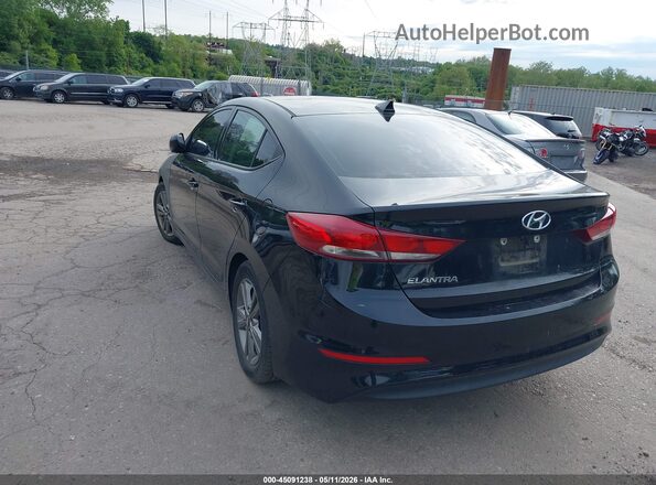 5NPD84LF6HH206732 2017 HYUNDAI ELANTRA Black უკანა მარცხენა