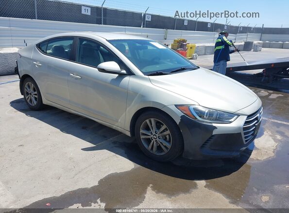 5NPD84LF6JH213637 2018 HYUNDAI ELANTRA Зеленый Передняя правая четверть