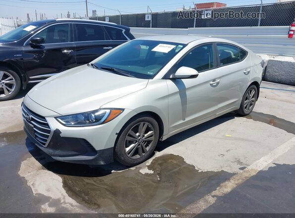 5NPD84LF6JH213637 2018 HYUNDAI ELANTRA Зеленый Передняя левая четверть
