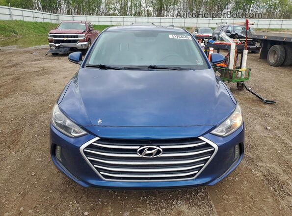 5NPD84LF6JH285406 2018 HYUNDAI ELANTRA Blue Vista frontal