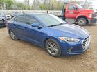 2018 Hyundai Elantra Value Edition Blue vin: 5NPD84LF6JH285406