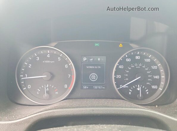 5NPD84LF6JH285406 2018 HYUNDAI ELANTRA Blue Vista del cuadro de instrumentos