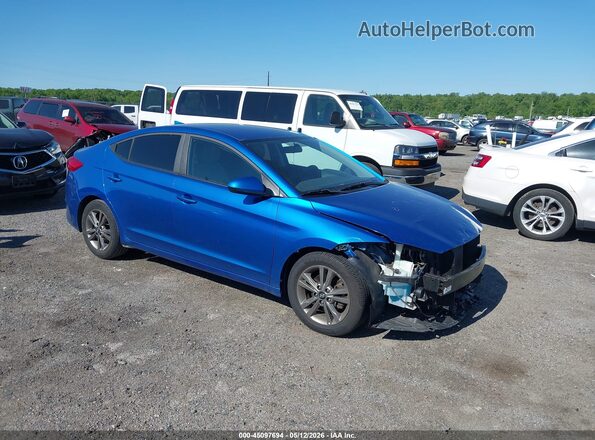 5NPD84LF6JH288192 2018 HYUNDAI ELANTRA Blue Front right