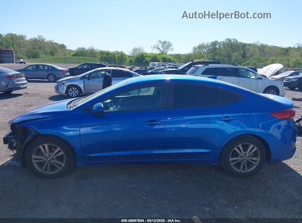 5NPD84LF6JH288192 2018 HYUNDAI ELANTRA Blue 