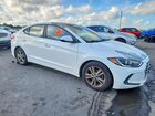 2018 Hyundai Elantra Sel Белый vin: 5NPD84LF6JH301958