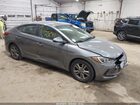 2018 Hyundai Elantra Sel Gray vin: 5NPD84LF6JH322082
