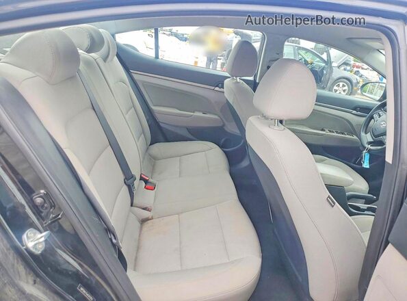 5NPD84LF6JH347953 2018 HYUNDAI ELANTRA Black Vista de los asientos traseros