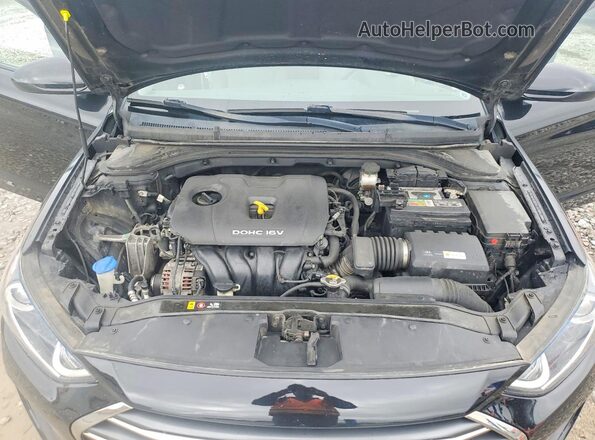 5NPD84LF6JH347953 2018 HYUNDAI ELANTRA Black Vista interior trasera