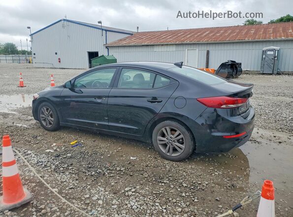 5NPD84LF6JH347953 2018 HYUNDAI ELANTRA Black Trasero izquierdo